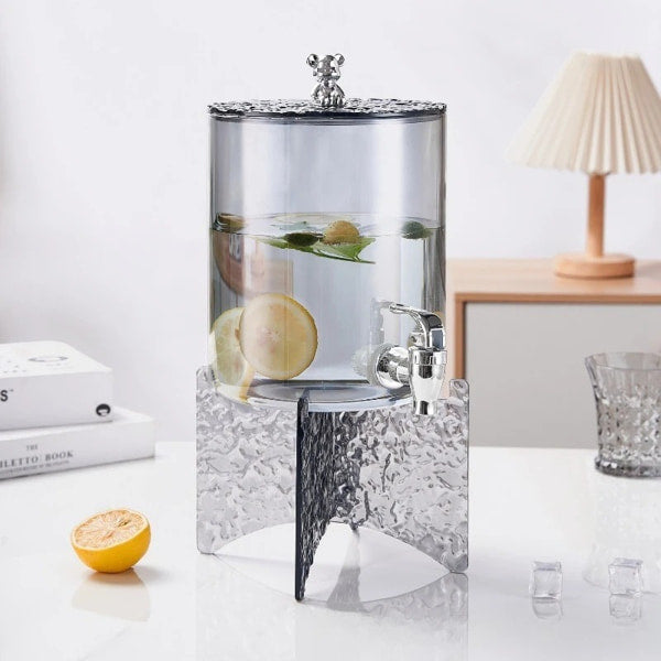 Minimalist Glass Beverage Pot for Refrigerator Storage