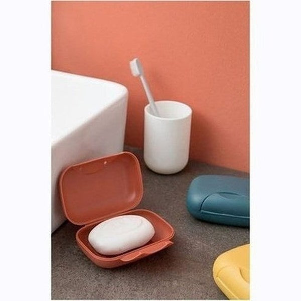 Portable Travel Soap Box Four Colors Waterproof Leak Proof Stylish Compact Easy To Carry Bathroom Storage Sealed Box. Bathroom Accessories: Soap Dishes & Holders.