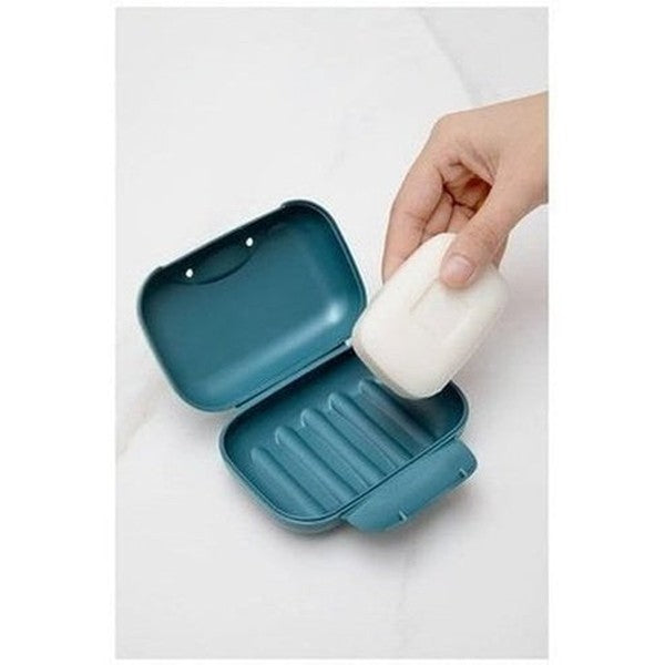 Portable Travel Soap Box Four Colors Waterproof Leak Proof Stylish Compact Easy To Carry Bathroom Storage Sealed Box. Bathroom Accessories: Soap Dishes & Holders.