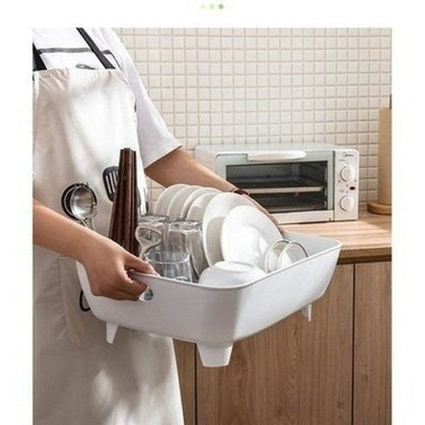 Kitchen Sink Plastic Tableware Drainer Countertop Dish Organizer Chopsticks Knife Fork Drying Storage. Kitchen Tools and Utensils. Type: Dish Racks and Drain Boards.