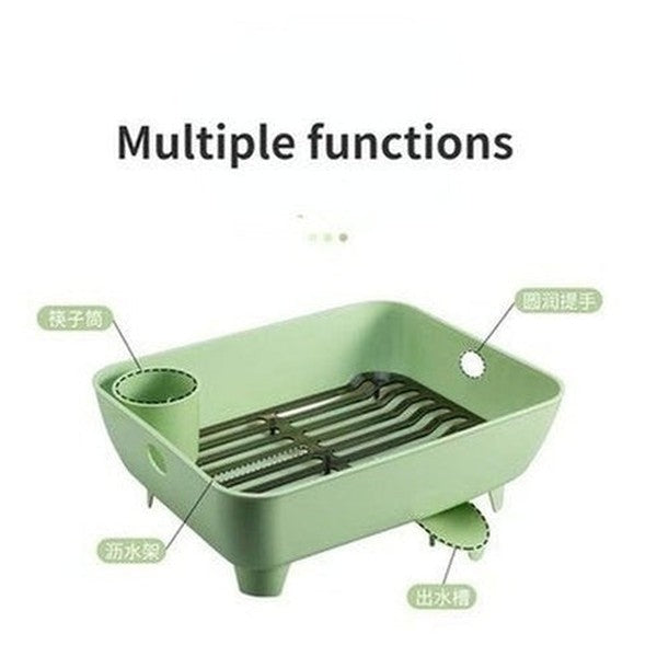 Kitchen Sink Plastic Tableware Drainer Countertop Dish Organizer Chopsticks Knife Fork Drying Storage. Kitchen Tools and Utensils. Type: Dish Racks and Drain Boards.