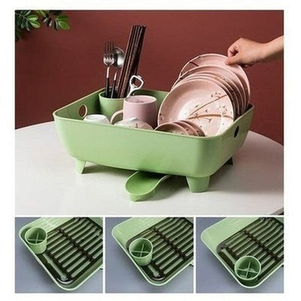 Kitchen Sink Plastic Tableware Drainer Countertop Dish Organizer Chopsticks Knife Fork Drying Storage. Kitchen Tools and Utensils. Type: Dish Racks and Drain Boards.