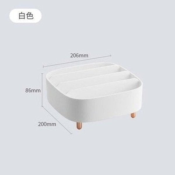 multi-layer desktop storage shelf creative design cosmetic storage tray makeup storage organizer drawer divider detachable plastic box. household storage containers