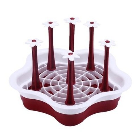 Innovative Cup Holder Tray with Drainer and Non-Slip Drain Tray