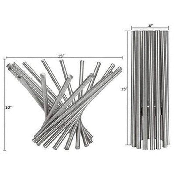 stainless steel folding rotating fruit bowl. this stainless steel fruit rack offers an attractive, space-saving storage solution for your home. type: decorative trays