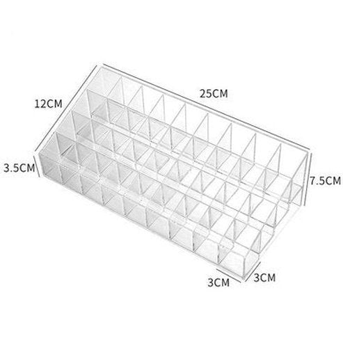 makeup cosmetic storage box lipstick holder desktop bathroom organizer large capacity makeup display case