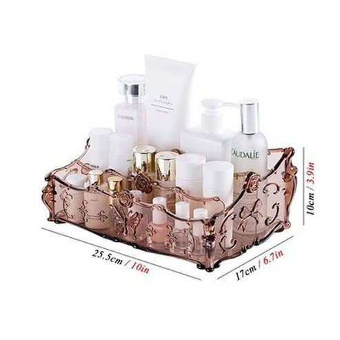 makeup cosmetic storage box lipstick holder desktop bathroom organizer large capacity makeup display case