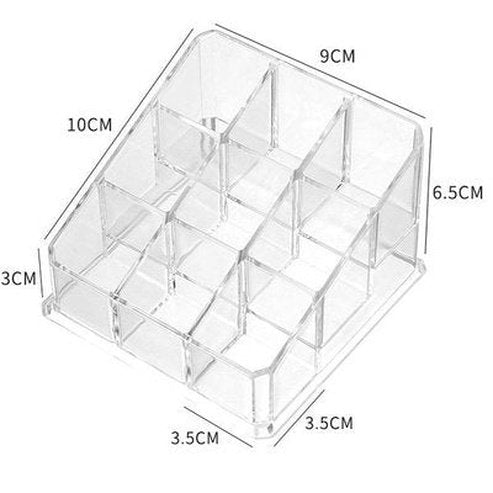 makeup cosmetic storage box lipstick holder desktop bathroom organizer large capacity makeup display case