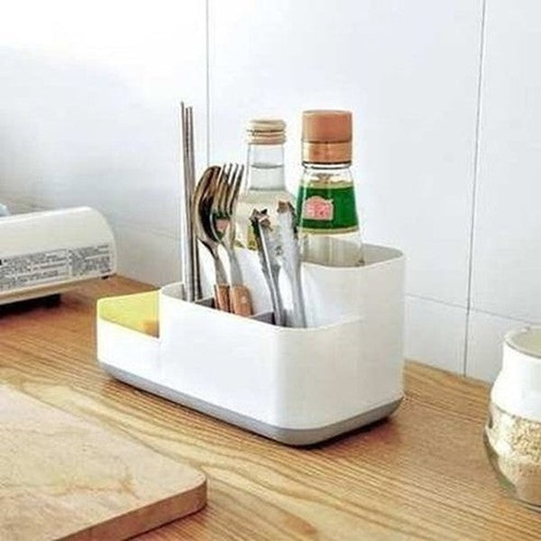 Desktop storage drawer with 5 tiered dividing compartments