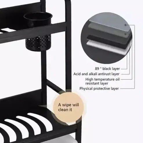 Metal Dish Drying Rack Dish Racks & Drain Boards Metal Double Layer Dish Drainer for Kitchen · Dondepiso