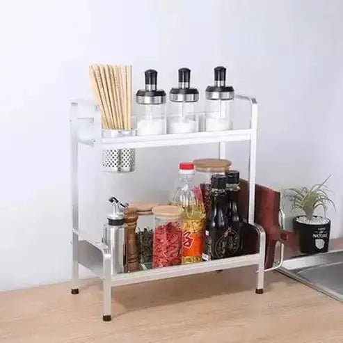 Metal Dish Drying Rack Dish Racks & Drain Boards Metal Double Layer Dish Drainer for Kitchen · Dondepiso