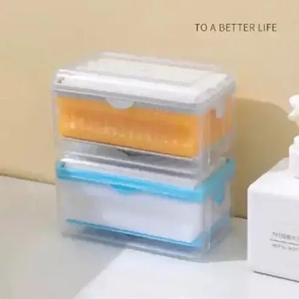 Multipurpose storage hands free soap foam box