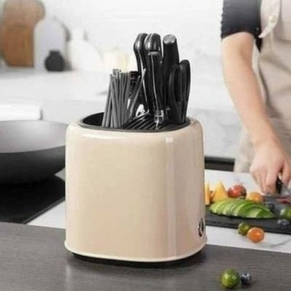 Circular Knife Organizer Block Kitchenware Storage