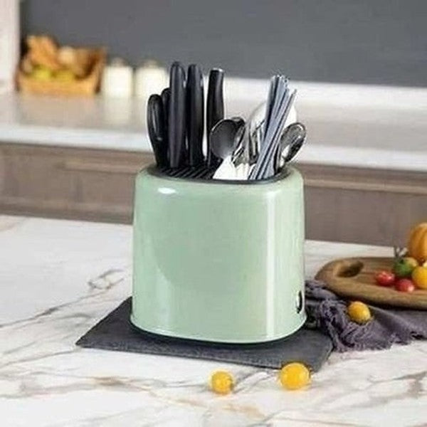 Circular Knife Organizer Block Kitchenware Storage