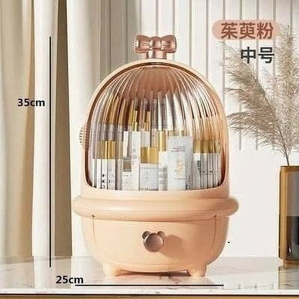 Large Cosmetic Storage Box with Sliding Lid