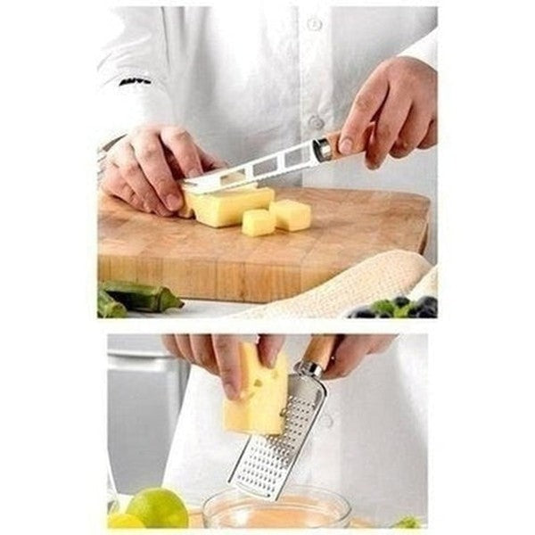 9-Piece Cooking Utensils Set With Wooden Handle Can Opener Baking Set Cooking Tool Kitchenware Pizza Peeler Cheese Knife. Product Type: Cookware Sets