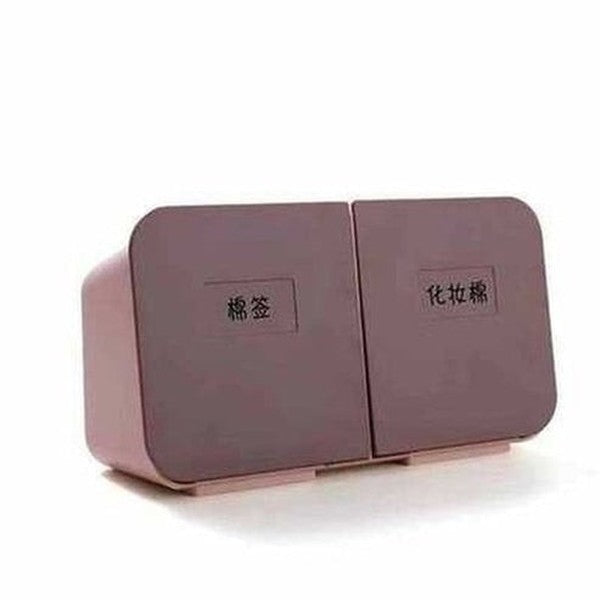 Double-grid Dust-proof Makeup Remover Cotton Finishing Box