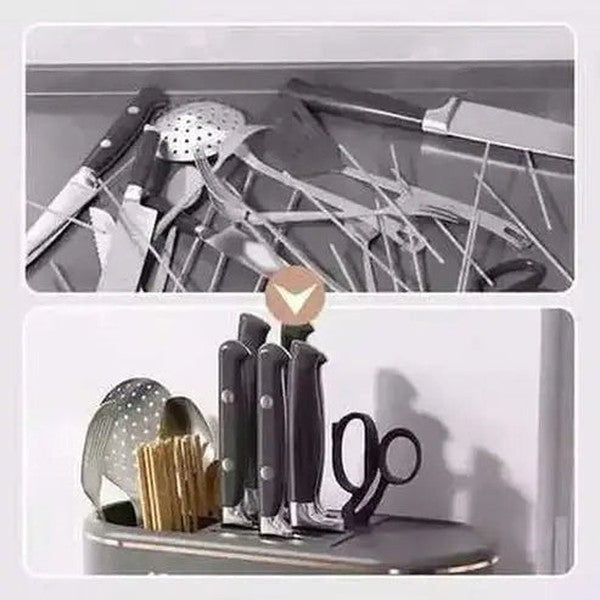 Multifunctional Countertop Deluxe Knife Storage Block