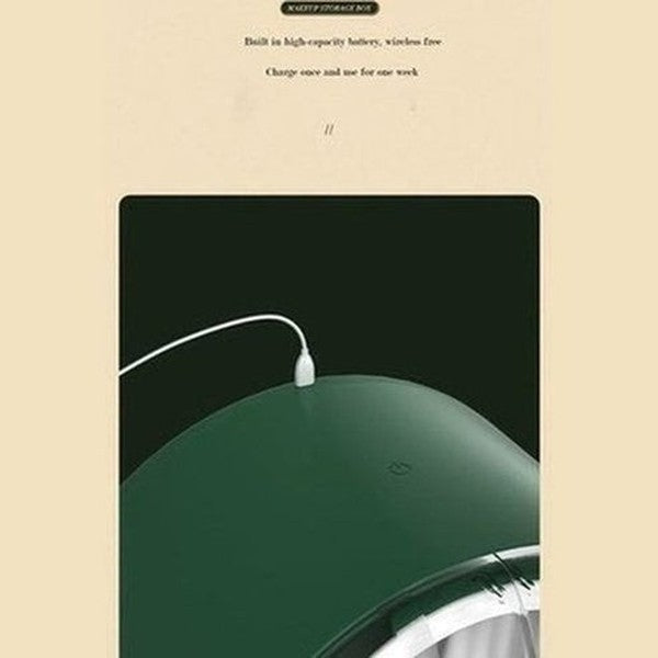 cactus cosmetic organizer box with mirror. makeup organizer cosmetic storage box with led light mirror. storage & organization: household storage containers