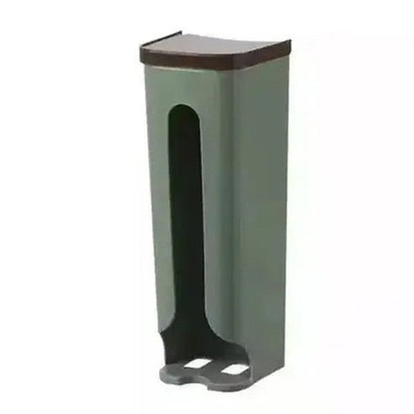 Garbage Bag Organizer Household Storage Containers Green Plastic Box Wall Mount Garbage Bag Organizer – Dondepiso