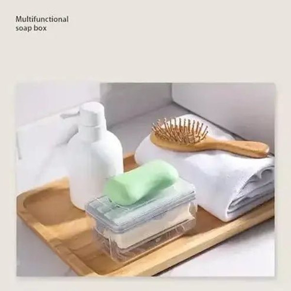 Multipurpose storage hands free soap foam box