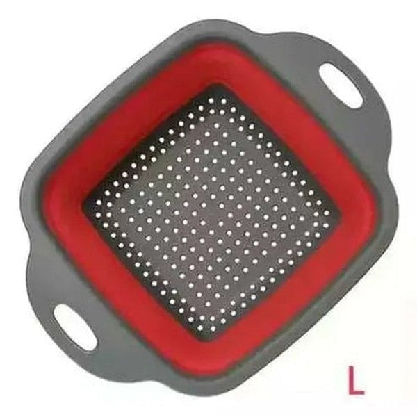 LMETJMA Square Collapsible Colander