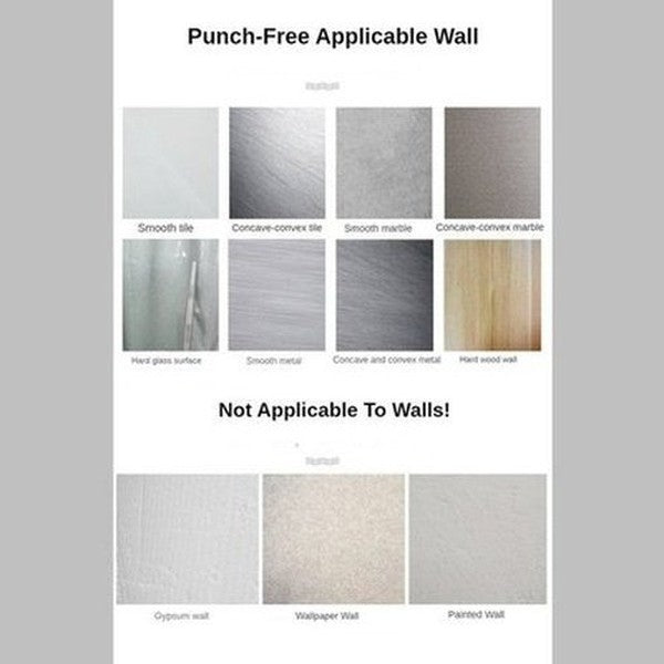 drill-free toilet paper holder with aluminum shelf. toilet tissue dispenser no drill toilet paper hanger bathroom accessories. type: toilet paper holders