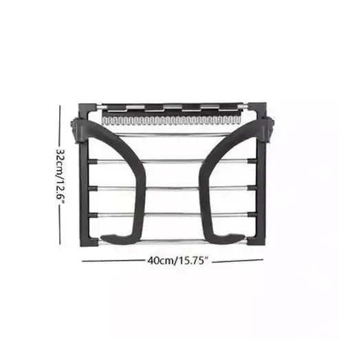 Outdoor Balcony Drying Rack Drying Racks & Hangers Black Collapsible Outdoor Balcony Drying Rack – Dondepiso