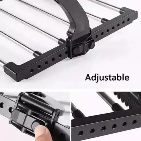 Outdoor Balcony Drying Rack Drying Racks & Hangers Black Collapsible Outdoor Balcony Drying Rack – Dondepiso