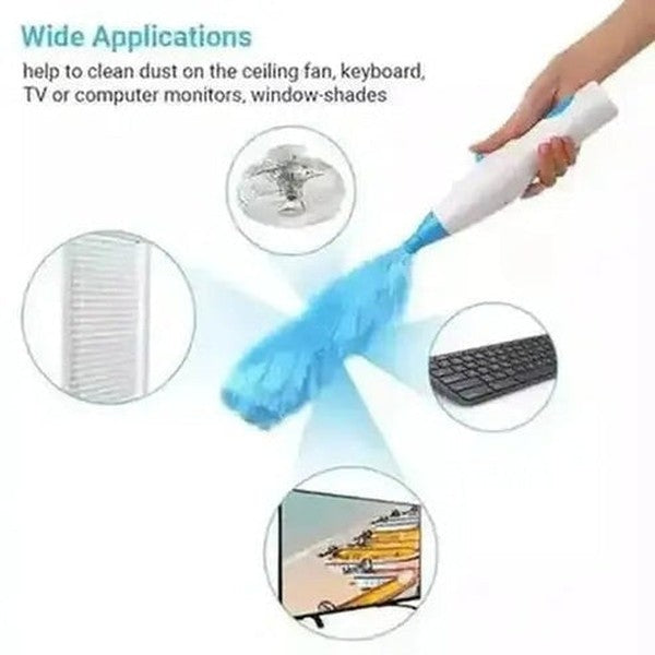 Electric Rotary Duster Dusters Blue 360° Rotary Adjustable Electric Duster – Dondepiso