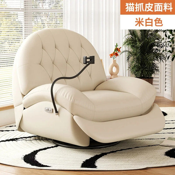 Comfortable Reading Chair with Adjustable Reclining Angles