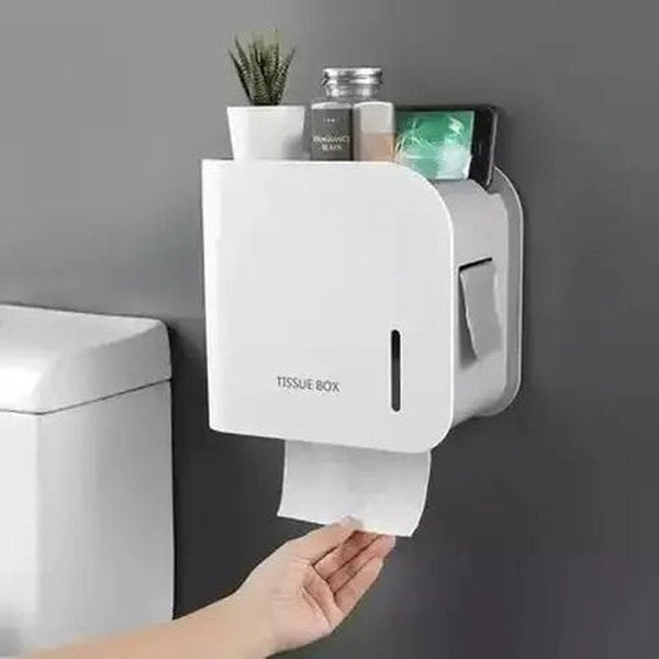 Toilet Tissue Box Holder Facial Tissue Holders Wall Mount Waterproof Toilet Tissue Box Holder – Dondepiso