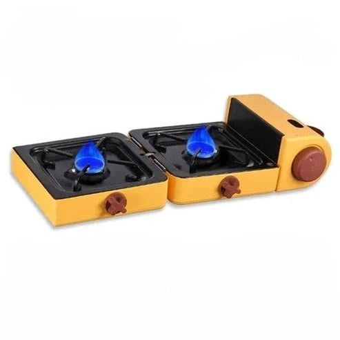 Folding Double-Head Portable Camping Stove