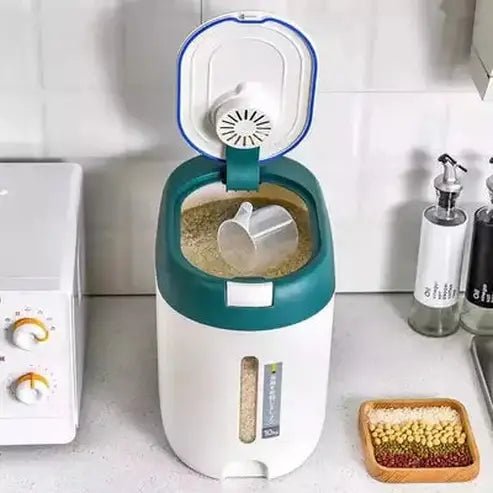 Sealed Rice Bucket Food Storage Containers Durable Sealed Rice Container with Dispenser – Dondepiso