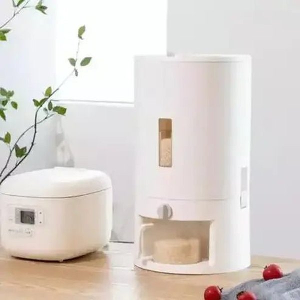 Rice Storage Container Food Storage Containers Round Storage Container Rice Dispenser - Dondepiso