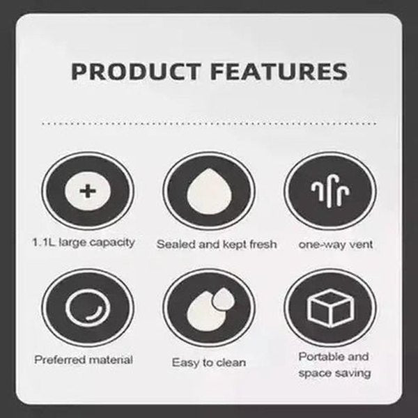 Coffee Storage Jar Food Storage Sealed Coffee Storage Jar with Lid · Dondepiso