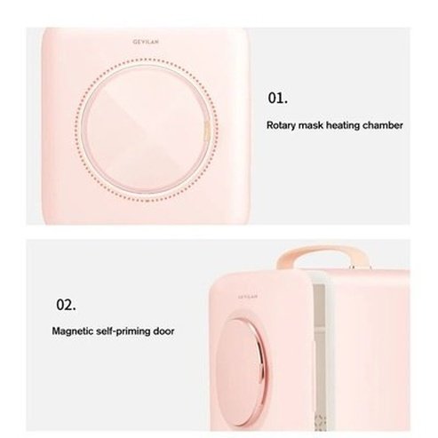 GEVILAN Mini Beauty Products Storage Refrigerator