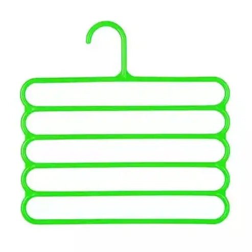 Trouser Rack Hangers Green 5-Layer Multifunctional Trouser Hangers – Dondepiso
