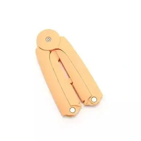 Folding Hanger Retractable Hangers yellow Multi-purpose foldable travel hanger – Dondepiso