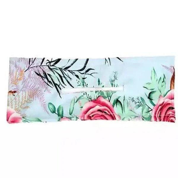 Easy Hair Bun Headbands flowers-blue Easy Hair Bun Women Hair Styling Headband · Dondepiso