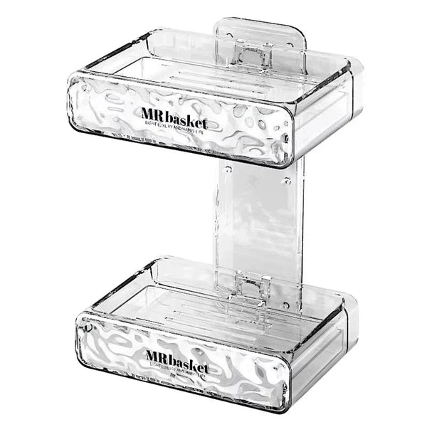 No-Drill Bathroom & Laundry Storage Rack for Aromatherapy and Soap Organizer