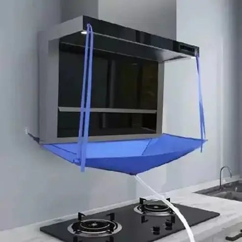 Extractor hood cleaning kit Household Cleaning Supplies Blue Range Hood Cleaning Pipe and Bag Kit · Dondepiso