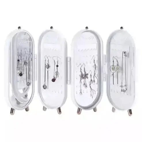 Jewelry Display Stand Household Storage Containers white / China Collapsible Jewelry Storage Box Display Organizer · Dondepiso