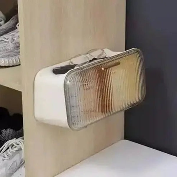 Socks Storage Container Household Storage Containers Wall Mount Socks Hanging Storage Box – Dondepiso