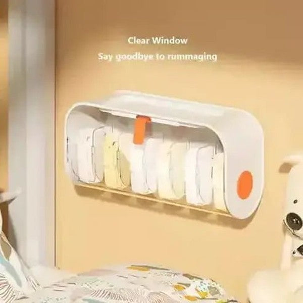 Storage Panties Box Household Storage Drawers White Wall Mount Panty Storage Box · Dondepiso