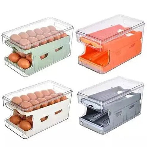 Fresh Egg Dispenser Case - Safely Store and Extend Egg Freshness