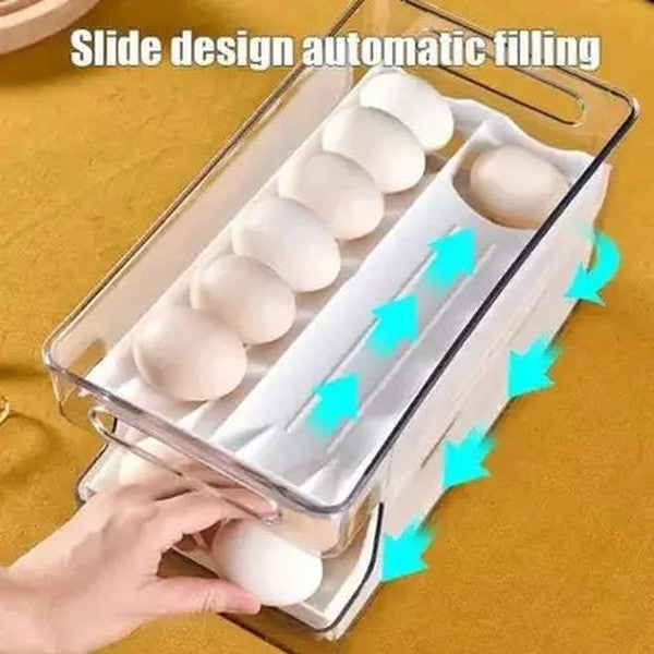 Fresh Egg Dispenser Case - Safely Store and Extend Egg Freshness