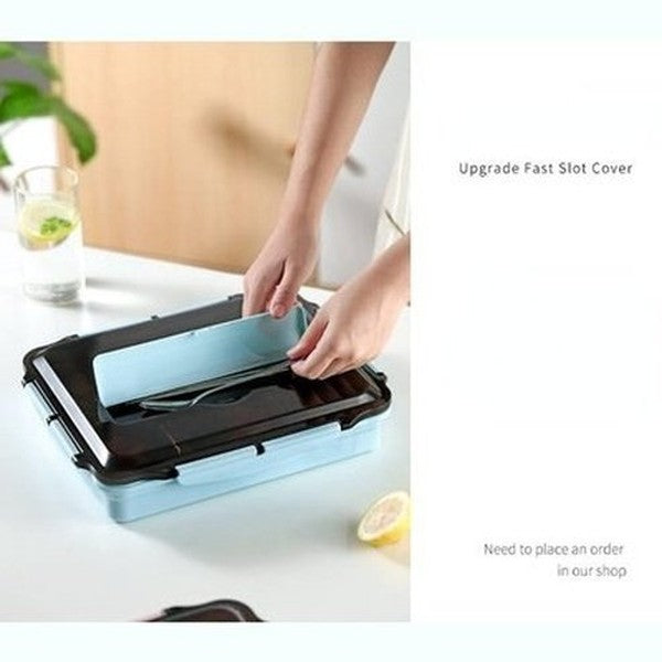 1800ML Portable Lunch Box Stainless Steel Food Container For Kids Insulated Lunch Snack Container Storage Leak-Proof Bento Box. Type: Lunch Boxes and Totes.