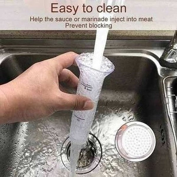 Kitchen Meat Tenderizer with Sauce Marinade Injector Needle