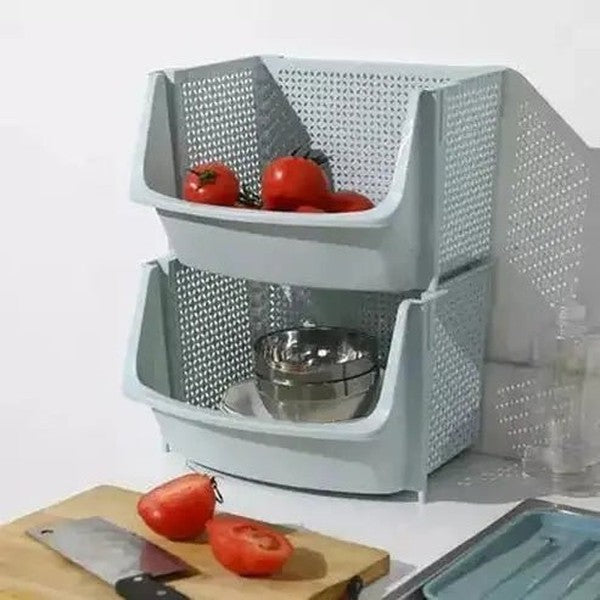 Kitchen Storage Baskets Kitchen Organizers Stackable Plastic Kitchen Storage Baskets · Dondepiso